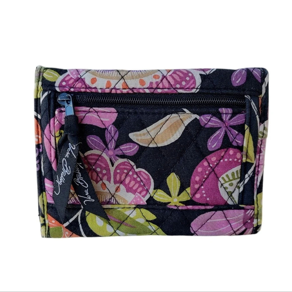 Vera Bradley Pirouette Pink Vintage Quilted Floral Wallet